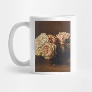 Henri Fantin - Latour - Roses In A Bowl Mug